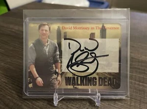 DAVID MORRISSEY (THE GOVERNOR) AUTO “THE WALKING DEAD” WALKER STALKER EXCLUSIVE - Picture 1 of 2