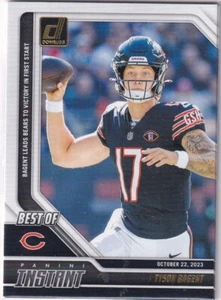 Panini 2024 Donruss NFL No. 23 Tyson Bagent Best Of Instant - Picture 1 of 2