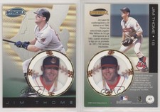 1999 Pacific Invincible Platinum Blue Missing Serial Number Jim Thome #47 HOF