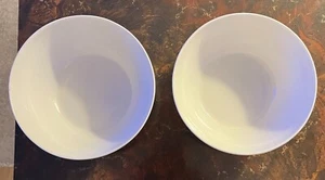 MINT | 2 Mikasa Jenna 6-inch All White Cereal Bowls | Bone China - Picture 1 of 5