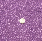 Tissu courtepointe 3/4 yds violet foncé fleurs fleurs coton