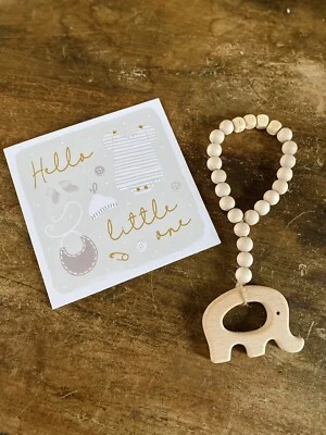 Guirnalda de elefante de madera, regalo personalizado para bebé, decoración de guardería para elefantes, safari Foto 1 de 4