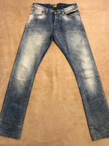 PRPS DEMON hellindigoblau verwaschen Herren Slim Jeans 31 / passt 30 Orig. $ 300+  - Bild 1 von 1