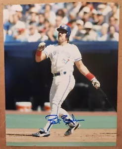 Pat Borders Toronto Blue Jays 1992 World Series Autographed 8x10 COA - Picture 1 of 1