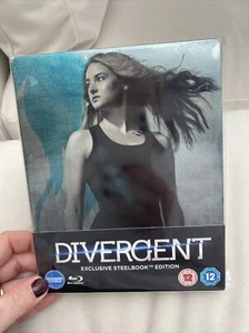 DIVERGENT - UK EXCLUSIVE BLU RAY STEELBOOK - NEW & SEALED - Picture 1 of 4