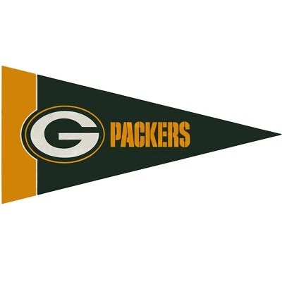 Football Green Bay Packers Mini-Flag Wall Sport Decoration 8 PC (4'' x 9''Inch) - Image 1 of 2