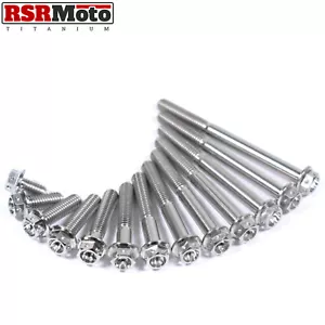 M6 Titanium Drilled Hex Flange Bolts 10 15 20 25 30 35 40 45 50 55 60 65 70 x1.0 - Picture 1 of 18
