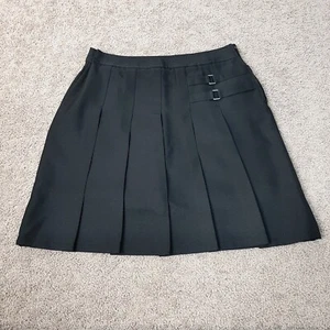 French Toast Uniform Skort Skirt Girls 18 (28 x 17.5) Black Pleated Adjustable - Picture 1 of 7