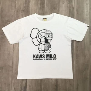 BAPE × KAWS × original fake Milo companion T-shirt NIGO A Bathing Ape Size L - Picture 1 of 6