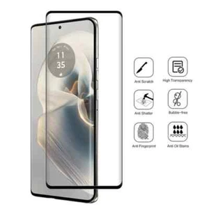 3D Curved Tempered Glass Screen Protector For Motorola Edge 50 Pro Edge50 Fusion - Picture 1 of 7