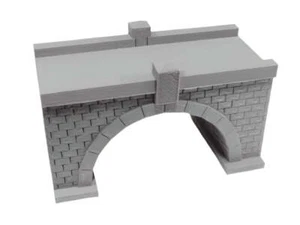 Backsteinviaduktbrücke ein- und zweigleisig modular - Spur H0/00 - Bild 1 von 8