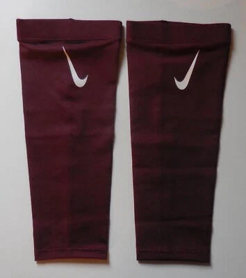 Nike NCAA Dri-Fit Arm Shivers 3.0 Football Maroon/White 1 Pair - Image 1 of 4