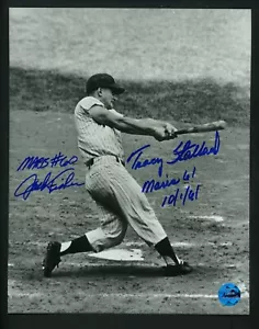 Tracy Stallard & Jack Fisher Signed 8x10 Photo Roger Maris 61st Home Run Yankees - Picture 1 of 1