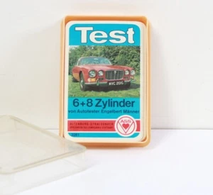 Jeu d'atouts Auto Test Karten ASS vintage circa 1970 - Picture 1 of 6