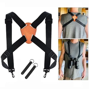 Adjustable Binoculars Harness Strap Dual Camera Harness Professional SLR DSLR - Picture 1 of 12