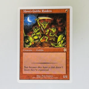 Magic the Gathering Card - Starter Series 112/173 - MONS'S GOBLIN RAIDER *LP/NM* - Bild 1 von 2