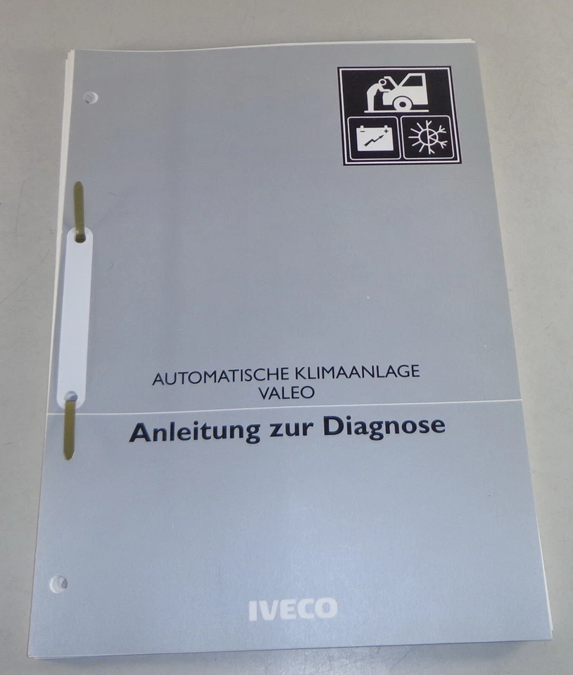Diagnóstico Instrucciones Iveco Automática Aire Acondicionado Valeo Stand 1993 - Imagen 1 de 1