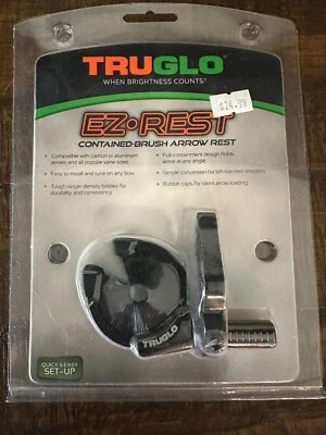 TruGlo EZ Rest Contained Brush Arrow Rest - TG615B - Image 1 of 2