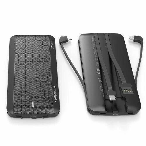 iWALK Scorpion X 8000 mAh Power Bank - Black (UBT8000X-001A)