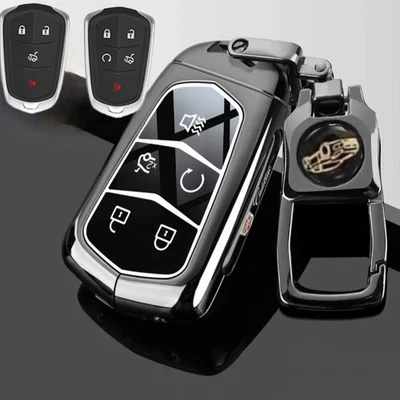 Protective Remote Key Fob Cover Case for Cadillac CT4 CT5 SRX XT6 Escalade ESV - Image 1 of 4