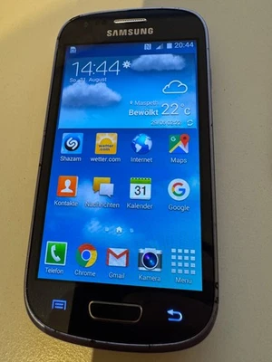 Samsung Galaxy S3 Mini blau Simlockfrei ATT Us Version Handy Mobiltelefon - Bild 1 von 4