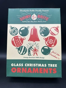 CHRISTOPHER RADKO SHINY BRITE PETITE RIPPLES AND FORMS ORNAMENTS 40-0098-0 2.5" - Picture 1 of 24