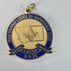 1999 Grand Lodge of Montana Shriner Freimaurer Freemason Vintage Pin Revers Hut - Bild 1 von 1