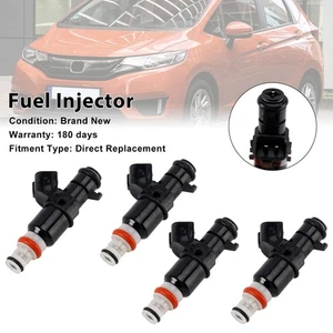 4PCS Fuel Injector 16450-RB0-003 Für Honda Jazz MK3 Petrol 16450RB0003 - Picture 1 of 12