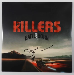 The Killers Brandon Flowers JSA album disco autografo completamente firmato vinile - Foto 1 di 3