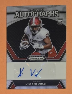 Kimani Vidal 2024 Prizm Draft Picks Auto Autograph Rookie RC Card #DPA-KVL - Picture 1 of 2