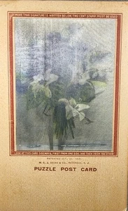 1906 H.C.J. Deeks & Co. ~ Auguri di Pasqua - Cartolina puzzle lenticolare ~ #-6790 - Foto 1 di 24