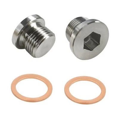 2 PCS M18×1.5 Thread Inner Hex Head Plug, Universal Stainless Steel Sensor  - Image 1 of 4