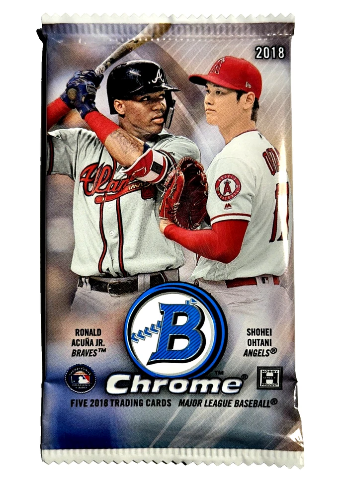 2018 Bowman Chrome Hobby Pack – Shohei Ohtani RC Rookie Potential Grade 10