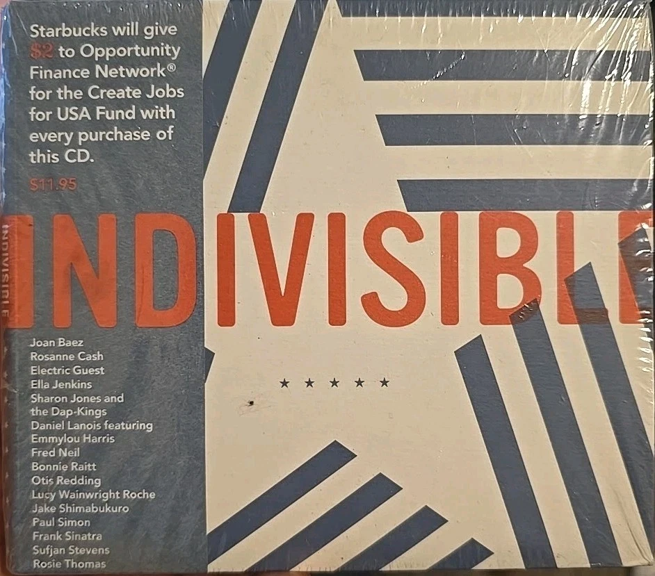 Indivisible CD Soundtrack Starbucks for Inspiring Patriotism 2012 Digipak RARE