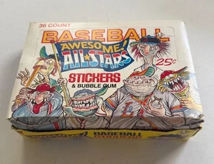 Impresionantes pegatinas de béisbol Leaf 1988 All-Stars y chicle 36 paquetes de cera sellados - Imagen 1 de 6