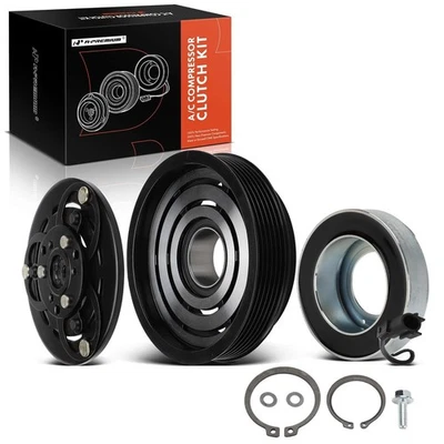 A-Premium Air Conditioner AC Compressor Clutch Kit Compatible with Volvo XC60...