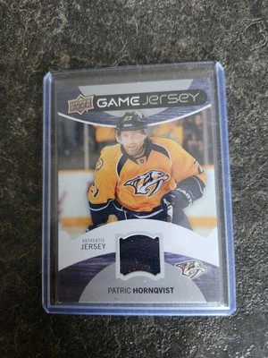 2012-13 Upper Deck Series 1 UD Game Jersey Patric Hornqvist Card# GJ-PH - Image 1 of 2