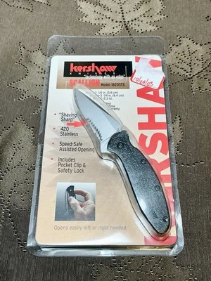 Kershaw Scallion Pocket Knife Model 1620STX Assisted W/ Lock Discontinued - Image 1 of 3