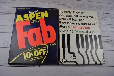 1966 Andy Warhol ASPEN MAGAZINE FAB Pop Art Issue & 1967 Spring Incomplete - Image 1 of 4
