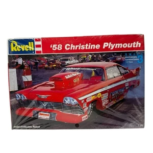 Vintage Revell '58 Christine Plymouth Pro Mod 1/25 #7350 1993 sealed - Bild 1 von 6