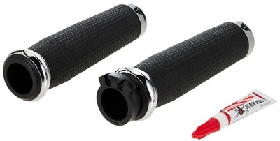 Kuryakyn Thresher Grip Metric Chrome | P/N 5946 - Image 1 of 4