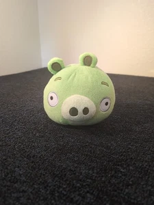 Angry Birds Green Bad Pig 5" x 4" Stuffed Plush Commonwealth Piggies NO SOUND - Picture 1 of 5