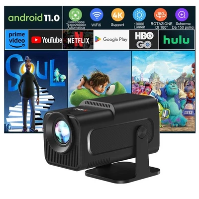 XGODY 4K Beamer  FHD Mini Projektor LED 5G WiFi Bluetooth Heimkino Smart Android - Bild 1 von 4