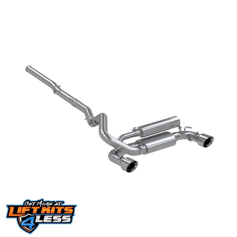 MBRP for 2016+ Ford Focus RS 3in Aluminized Dual Outlet Cat-Back Exhaust - Image 1 of 4