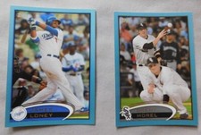 2012 Topps Blue Walmart Exclusive Baseball Card Pick one