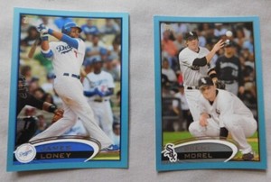 2012 Topps Blue Walmart Exclusive Baseball Card Pick one