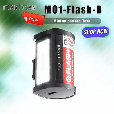 TTArtisan M01 Mini On-Camera Flash Light Speedlite for Canon Nikon Sony Olympus  - Image 1 of 4
