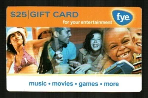 F.Y.E. For Your Intertainment ( 2004 ) Gift Card ( $0 ) - Picture 1 of 2
