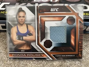 2017 Topps UFC Knockout Mat Relics /99 Ronda Rousey #FMR-RRO UFC 157 - Imagen 1 de 2