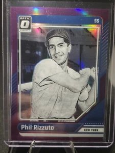 Donruss Optic Phil Rizzuto 2024 #’d/49 Purple Yankees - Imagen 1 de 2